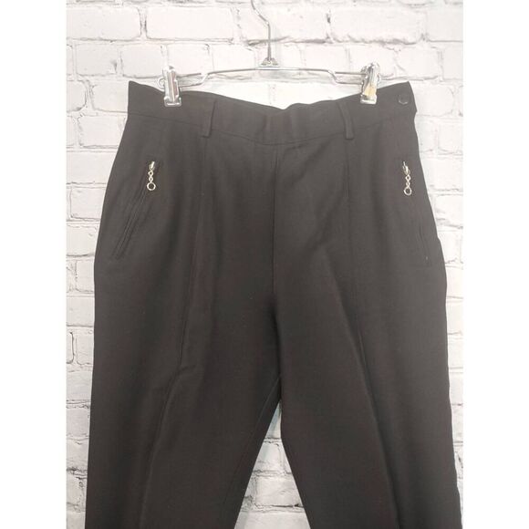 NY Jeans Vintage Women's Size 10 Black Canvas Pants - Picture 5 of 8